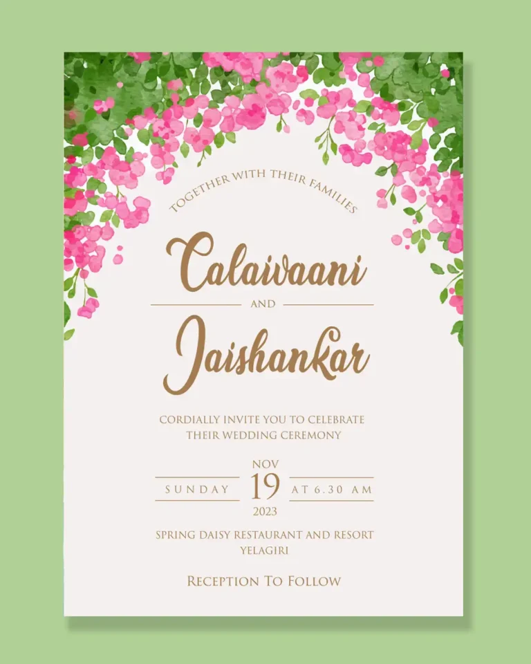 wedding invite