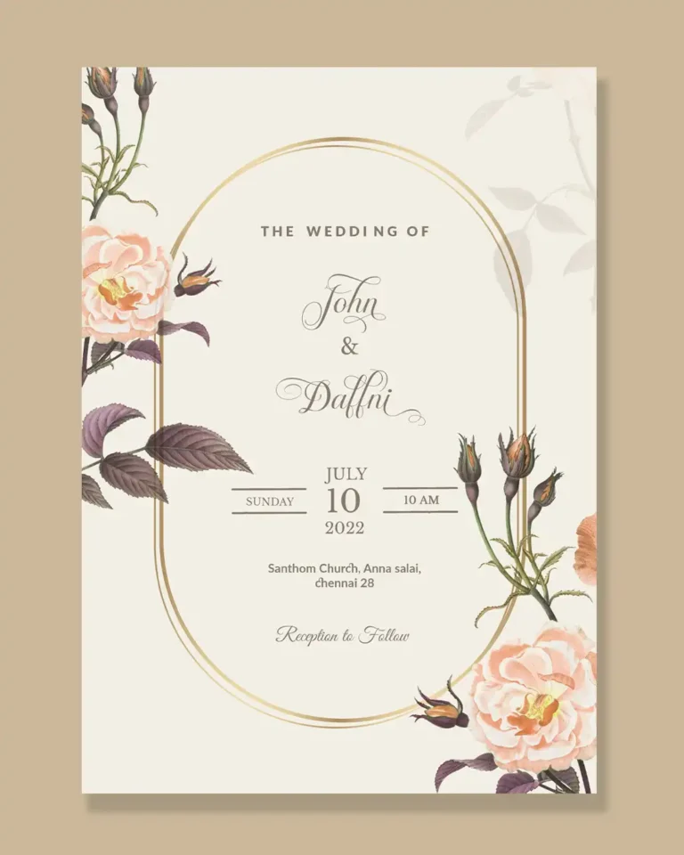 wedding invite