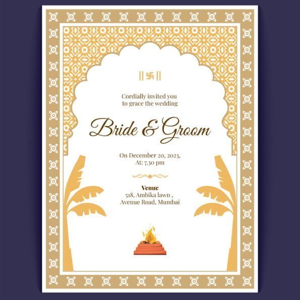 Traditional Wedding Invitation