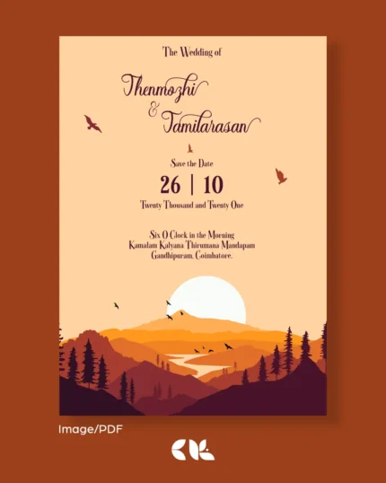 Wedding Invite - D0122