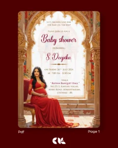 Baby Shower Invite - D00003 (English)