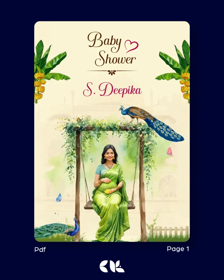 Baby Shower Tamil Invitation