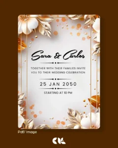 Wedding Invite - D00171